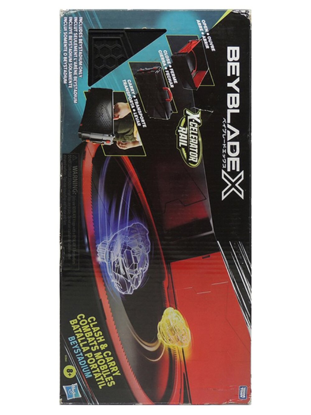 Hasbro Beyblade X Clash & Carry Portable BeyStadium Battle Arena NWT